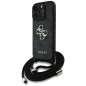 GUESS case for IPHONE 16 Pro Max GUHCP16XP4GMGCRK (CBDY PU 4G Big Logo W/Cord Strap) black GUESS case for IPHONE 16 Pro Max GUHCP16XP4GMGCRK (CBDY PU 4G Big Logo W/Cord Strap) black