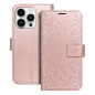 MEZZO Book case for IPHONE 14 Pro mandala rose gold MEZZO Book case for IPHONE 14 Pro mandala rose gold