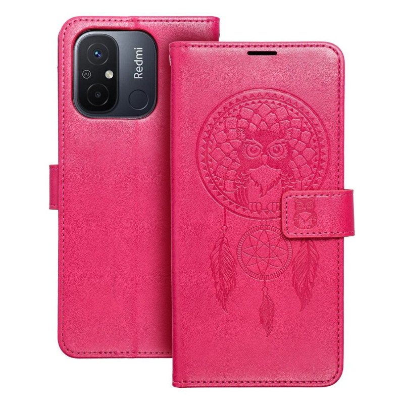 MEZZO Book case for XIAOMI Redmi 12C dreamcatcher magenta MEZZO Book case for XIAOMI Redmi 12C dreamcatcher magenta