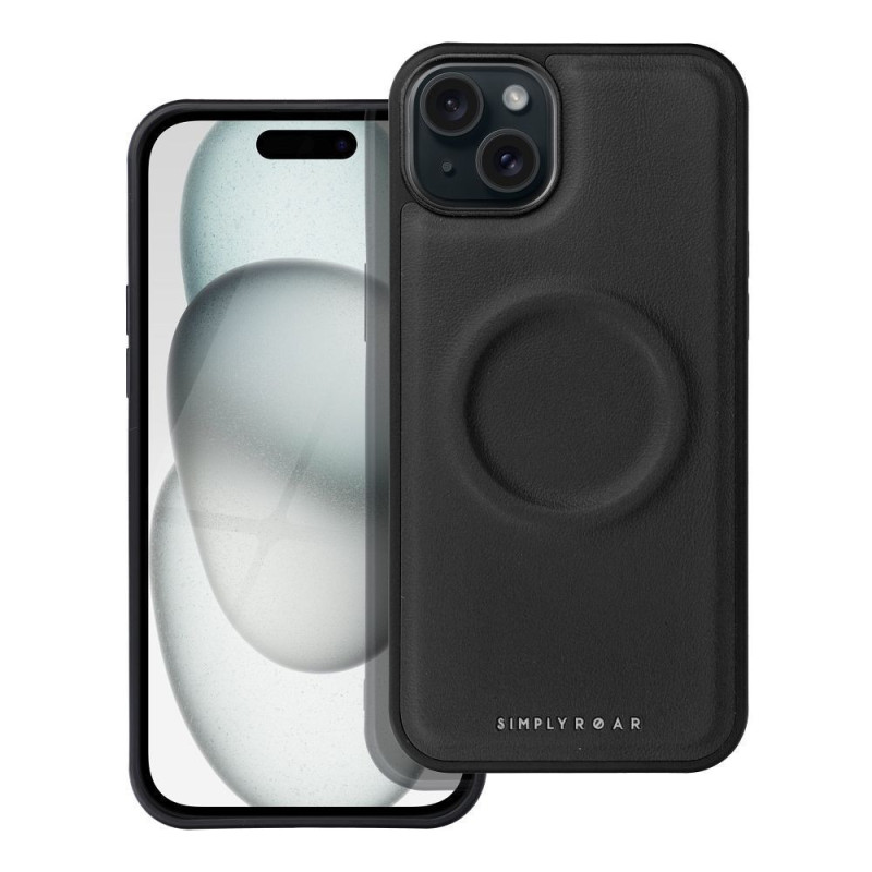 ROAR case MAG MORNING for IPHONE 15 Plus black ROAR case MAG MORNING for IPHONE 15 Plus black