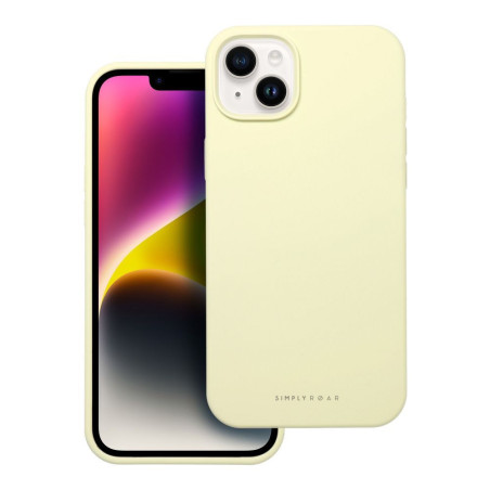 ROAR case CLOUD SKIN for IPHONE 14 Plus Light Yellow