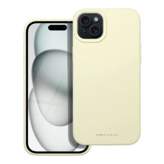 ROAR case CLOUD SKIN for IPHONE 15 Plus Light Yellow