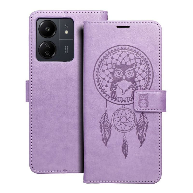 MEZZO Book case for XIAOMI Redmi 13C / POCO C65 dreamcatcher purple MEZZO Book case for XIAOMI Redmi 13C / POCO C65 dreamcatcher purple