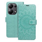 MEZZO Book case for XIAOMI Redmi Note 13 Pro 4G / POCO M6 Pro 4G mandala green MEZZO Book case for XIAOMI Redmi Note 13 Pro 4G / POCO M6 Pro 4G mandala green