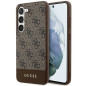 GUESS case for SAMSUNG S24 Plus GUHCS24MG4GLBR (4G Bottom Stripe) brown GUESS case for SAMSUNG S24 Plus GUHCS24MG4GLBR (4G Bottom Stripe) brown