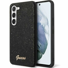 GUESS case for SAMSUNG S24 GUHCS24SHGGSHK (Glitter Script) black