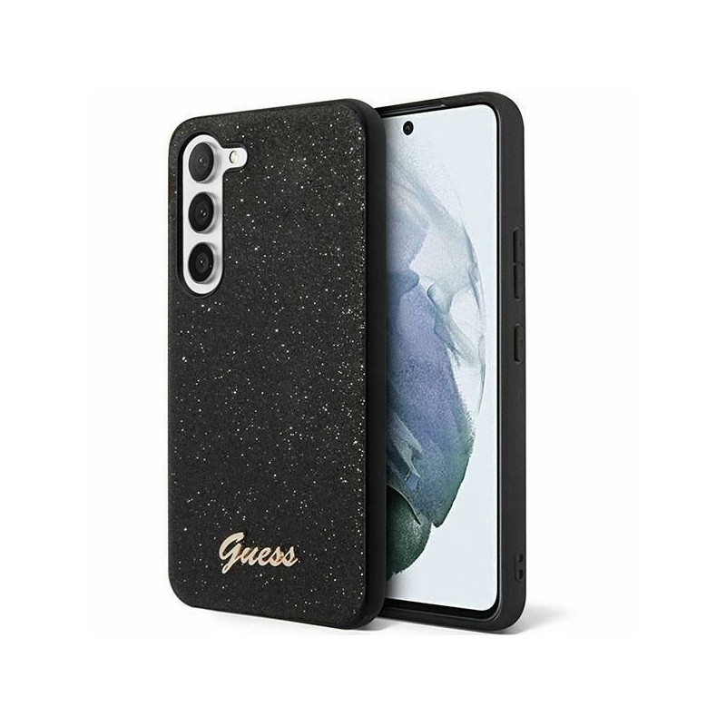 GUESS case for SAMSUNG S24 GUHCS24SHGGSHK (Glitter Script) black GUESS case for SAMSUNG S24 GUHCS24SHGGSHK (Glitter Script) black