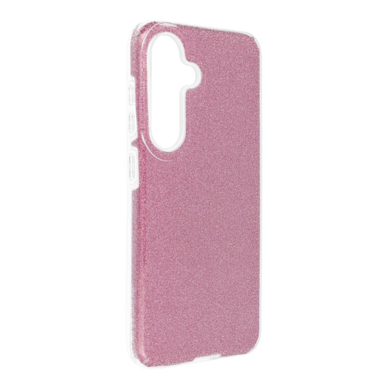 BACK-CASE SHINING GLITTER pink für SAMSUNG Galaxy S25