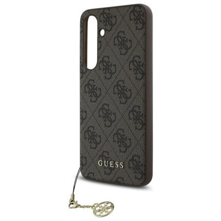 GUESS case for SAMSUNG S24 FE GUHCS24FEGF4GBR (HC PU 4G Charm) brown
