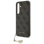 GUESS case for SAMSUNG S24 FE GUHCS24FEGF4GBR (HC PU 4G Charm) brown