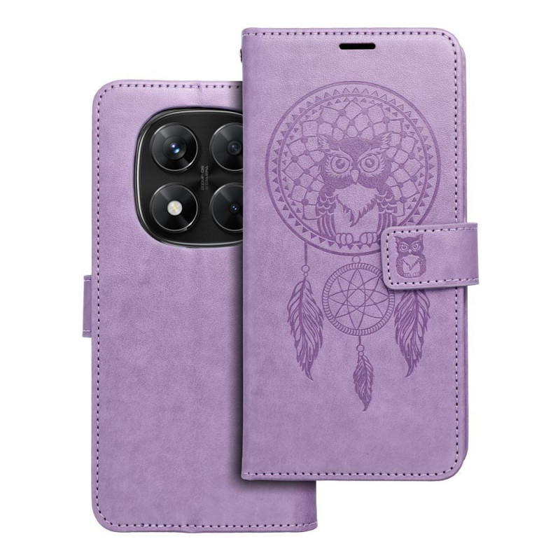 MEZZO Book case for XIAOMI Redmi Note 14 PRO 5G / 14 PRO PLUS 5G dreamcatcher purple MEZZO Book case for XIAOMI Redmi Note 14 PRO 5G / 14 PRO PLUS 5G dreamcatcher purple