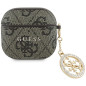 GUESS case for APPLE AirPods 4 GUA4P4E4CDW (PU 4G W/ Strass Charm) brown GUESS case for APPLE AirPods 4 GUA4P4E4CDW (PU 4G W/ Strass Charm) brown