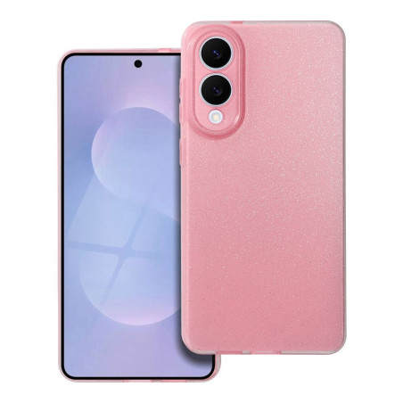 CLEAR CASE 2 mm BLINK for SAMSUNG S25 Edge pink