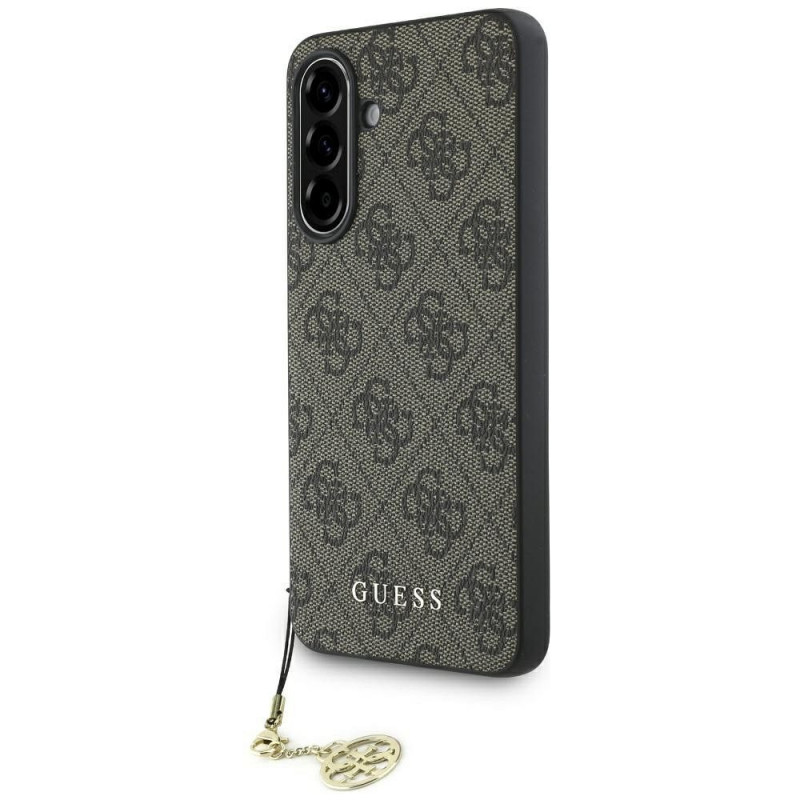 GUESS case for SAMSUNG A36 GUHCSA36GF4GBR (PU 4G Charm) brown