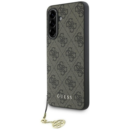 GUESS case for SAMSUNG A36 GUHCSA36GF4GBR (PU 4G Charm) brown