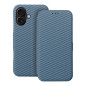 FOLIO Side Magnet book case for IPHONE 16 blue