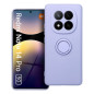 SILICONE RING case for XIAOMI Redmi Note 14 Pro 5G violet