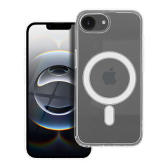 CLEAR MAG COVER (MID) case compatible with MagSafe for IPHONE 16e (SE 4 2025) transparent