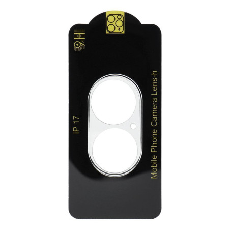 5D Full Glue Camera Tempered Glass - for iPhone 17 Transparent