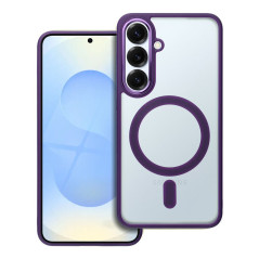 MATTE MAG COVER case compatible with MagSafe for SAMSUNG S25 purple