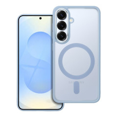 MATTE MAG COVER case compatible with MagSafe for SAMSUNG S25 blue