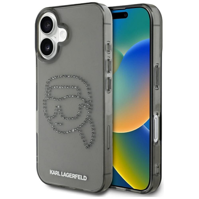 KARL LAGERFELD case for IPHONE 16 Pro KLHCP16LHKHDCELK (IML Rhinestones S K Head) black KARL LAGERFELD case for IPHONE 16 Pro KLHCP16LHKHDCELK (IML Rhinestones S K Head) black