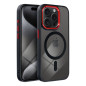 COLOR EDGE MAG COVER case compatible with MagSafe for IPHONE 17 Air black red COLOR EDGE MAG COVER case compatible with MagSafe for IPHONE 17 Air black red