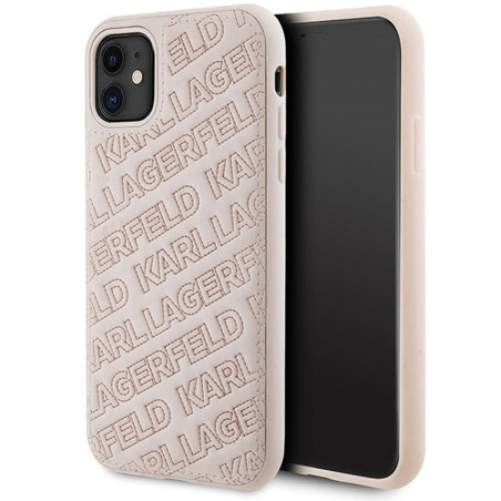 KARL LAGERFELD case for IPHONE 11 KLHCN61PQKPMP for iPhone 11 (Quilted K Pattern) pink