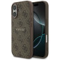 GUESS case for IPHONE 17 compatible with MagSafe GUHMP17SG4GFRW (PU 4G Ring Classic Logo) brown