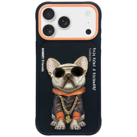 NIMMY case GLASSES COOL DOG for IPHONE 17 Pro Max black