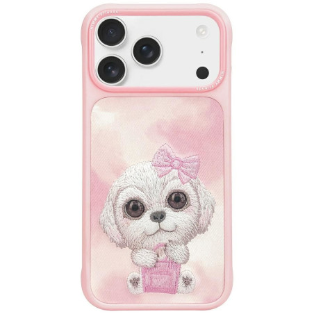 NIMMY case BIG EYED PET 2.0 Dog for IPHONE 17 Pro pink