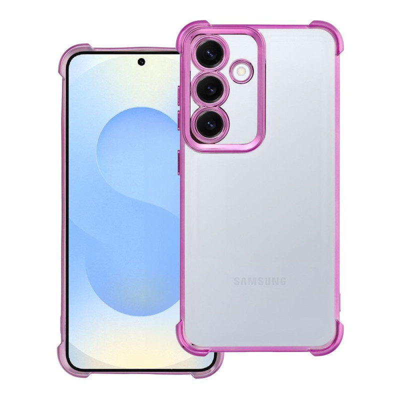 Case ANTISHOCK ELECTRO for SAMSUNG S25 pink Case ANTISHOCK ELECTRO for SAMSUNG S25 pink
