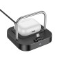 Desktop charger Hoco 2in1 USB C PD QC 3A 30W + wireless charging 5W CQ16B black Desktop charger Hoco 2in1 USB C PD QC 3A 30W + wireless charging 5W CQ16B black
