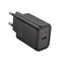 Phone charger Hoco USB C QC PD 30W N62 black Phone charger Hoco USB C QC PD 30W N62 black