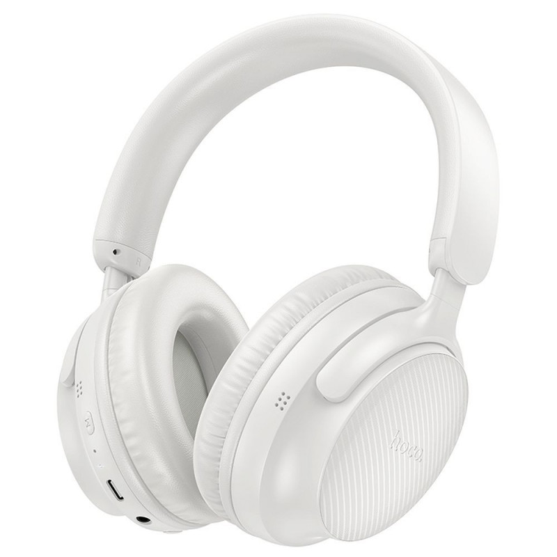 HOCO wire headphones bluetooth W53 morning mist white HOCO wire headphones bluetooth W53 morning mist white
