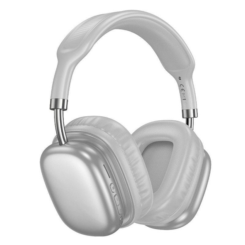 HOCO wire headphones bluetooth W52 silver HOCO wire headphones bluetooth W52 silver
