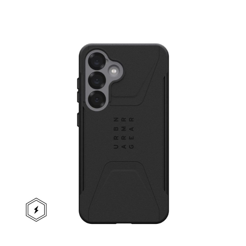UAG Urban Armor Gear case CIVILIAN PRO with built-in magnet for SAMSUNG S25 5G black UAG Urban Armor Gear case CIVILIAN PRO with built-in magnet for SAMSUNG S25 5G black