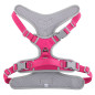 Dog harness OXFORD B size XL pink grey Dog harness OXFORD B size XL pink grey