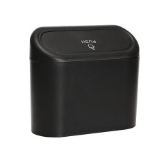 Car rubbish storage bin black
