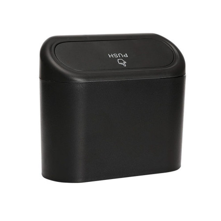Car rubbish storage bin black