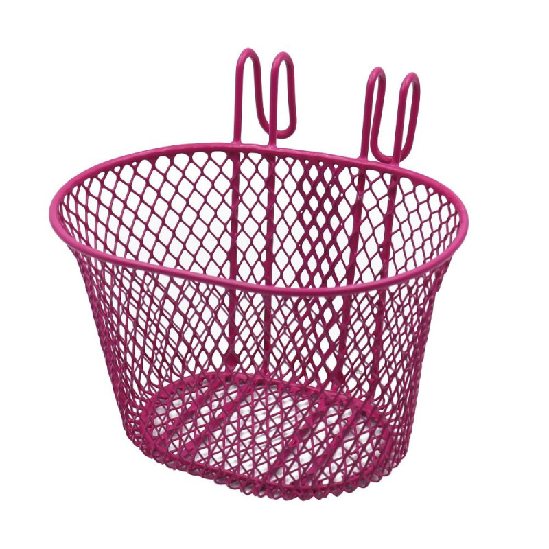 Front bicycle basket FSBKT-059T pink Front bicycle basket FSBKT-059T pink
