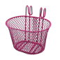 Front bicycle basket FSBKT-059T pink Front bicycle basket FSBKT-059T pink