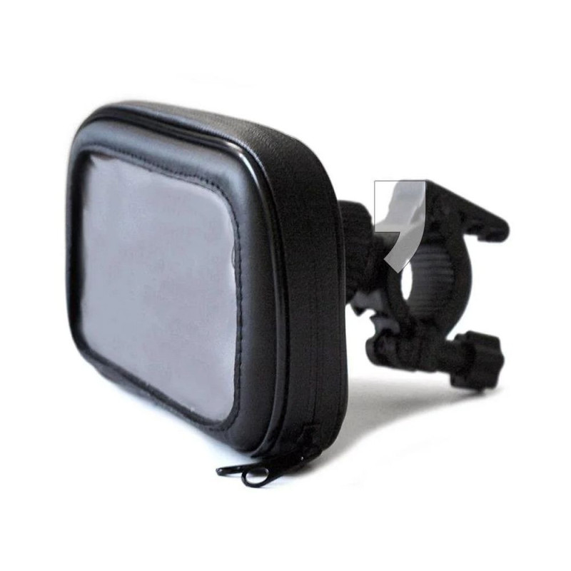 ART leather bike holder for handlebar for mobile phone / GPS / MP4 AX-16 black ART leather bike holder for handlebar for mobile phone / GPS / MP4 AX-16 black