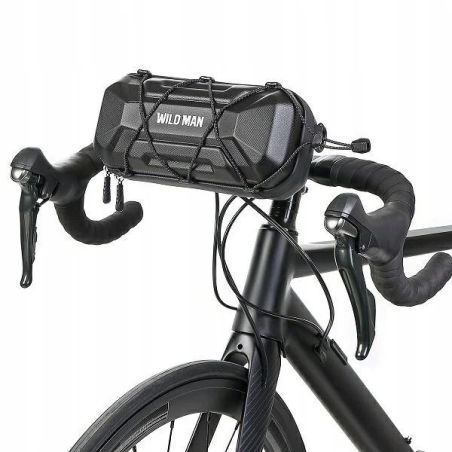 WILDMAN traveling bag for bike handlebars with zipper 2L XT17 black