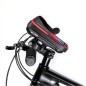 WILDMAN traveling bag for bike handlebars with zipper 0,5L (4 "- 7") ES16 black WILDMAN traveling bag for bike handlebars with zipper 0,5L (4 "- 7") ES16 black