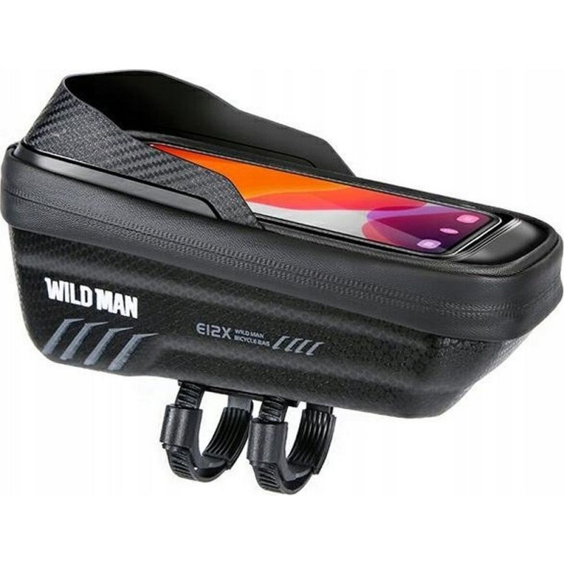 WILDMAN traveling bag for bike frame with zipper 1L (4 "- 7") E12X black WILDMAN traveling bag for bike frame with zipper 1L (4 "- 7") E12X black