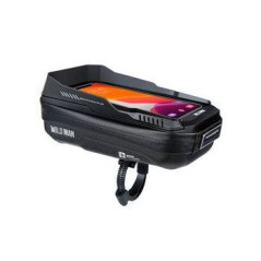 WILDMAN traveling bag for bike handlebars with zipper 0