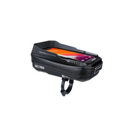 WILDMAN traveling bag for bike handlebars with zipper 0
