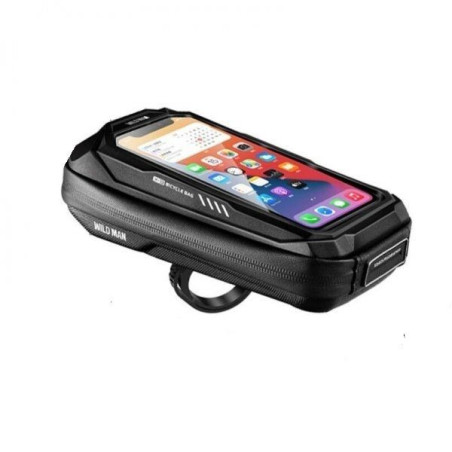 WILDMAN traveling bag for bike handlebars with zipper 0
