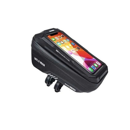 WILDMAN traveling bag for bike frame with zipper 1L (4 "- 7") XS2 black